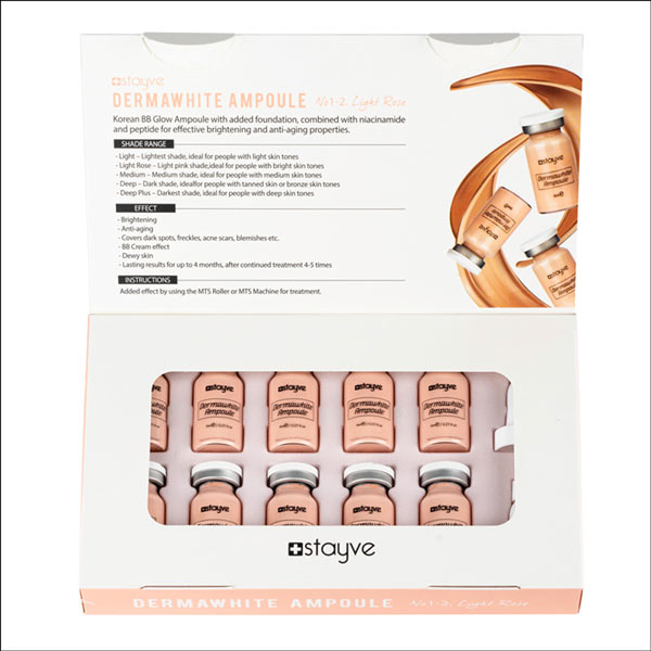 Stayve BB Glow 1-2 Light Rose Dermawhite Ampoule