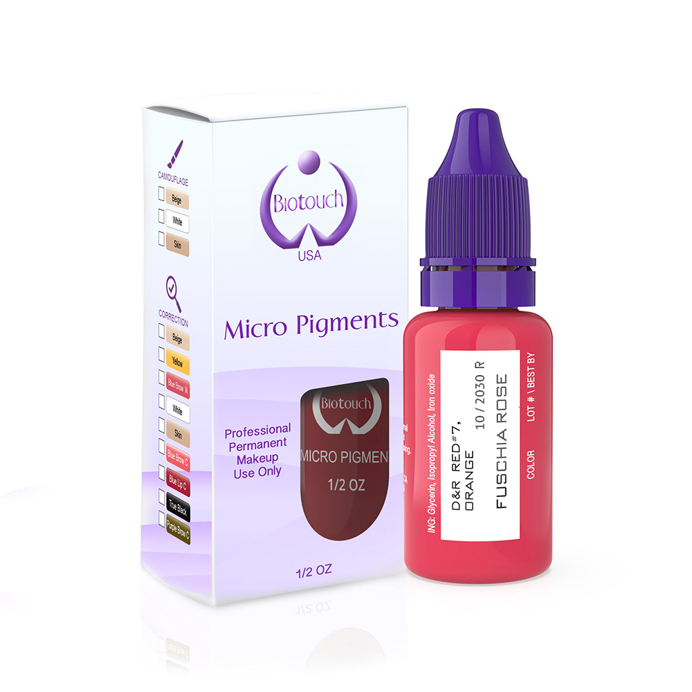 Micro Pigment -Fuschia Rose - Biotouch Permanent Ink ROSFS