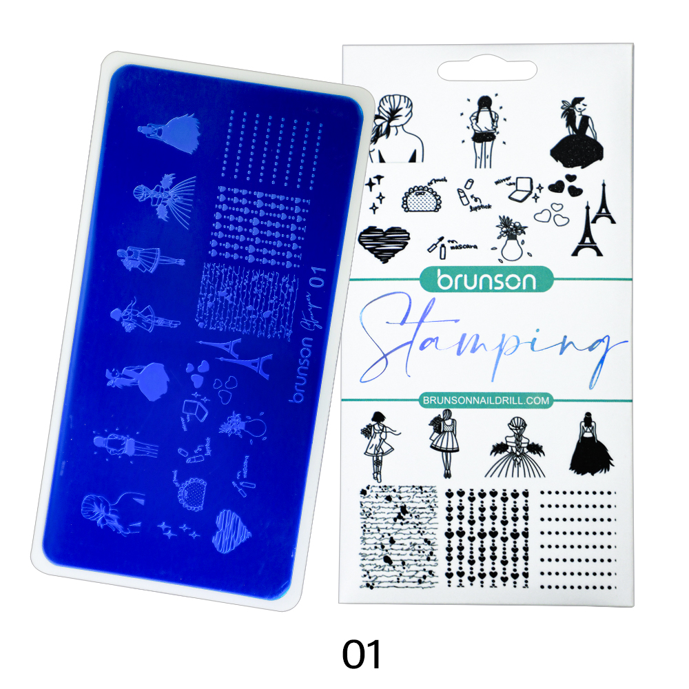 Nail Plates Nail Stamp Templates Metal Manicure Stencils Nail Art Stamping  Image Plates for Nail Salon DIY Decoration BSP001 | Nail Technician courses  - Stayve BB Glow - Eyelash Extension - Microblading