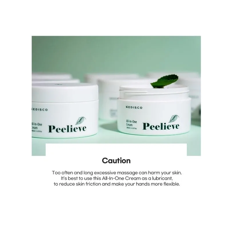 Medisco Peelieve All-In-One Cream for massaging soothing