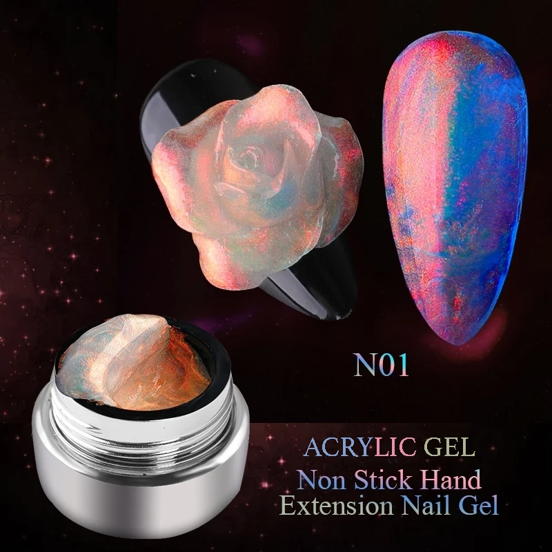 3D Acrylic Gel Nails