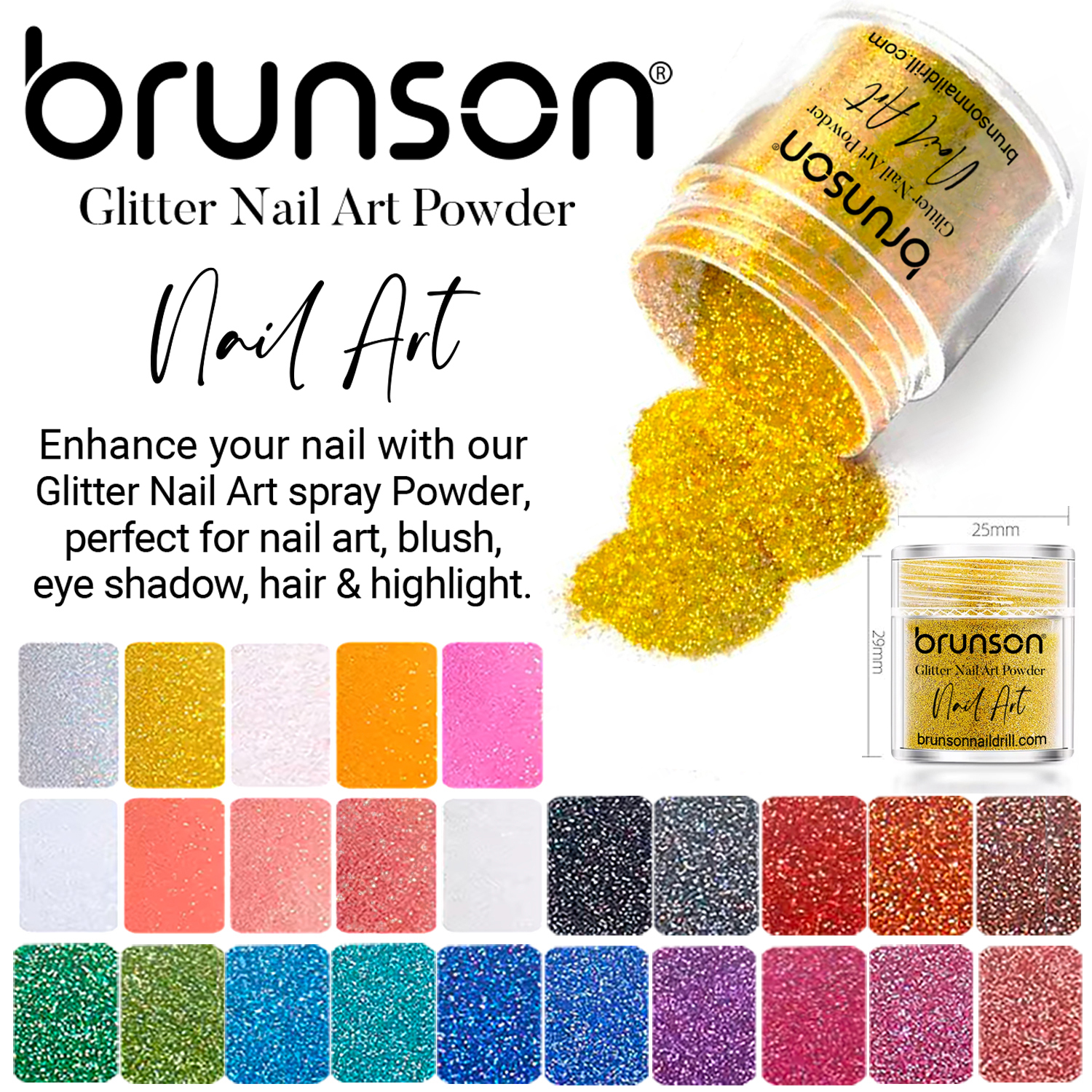 Nail Art Glitter Powder