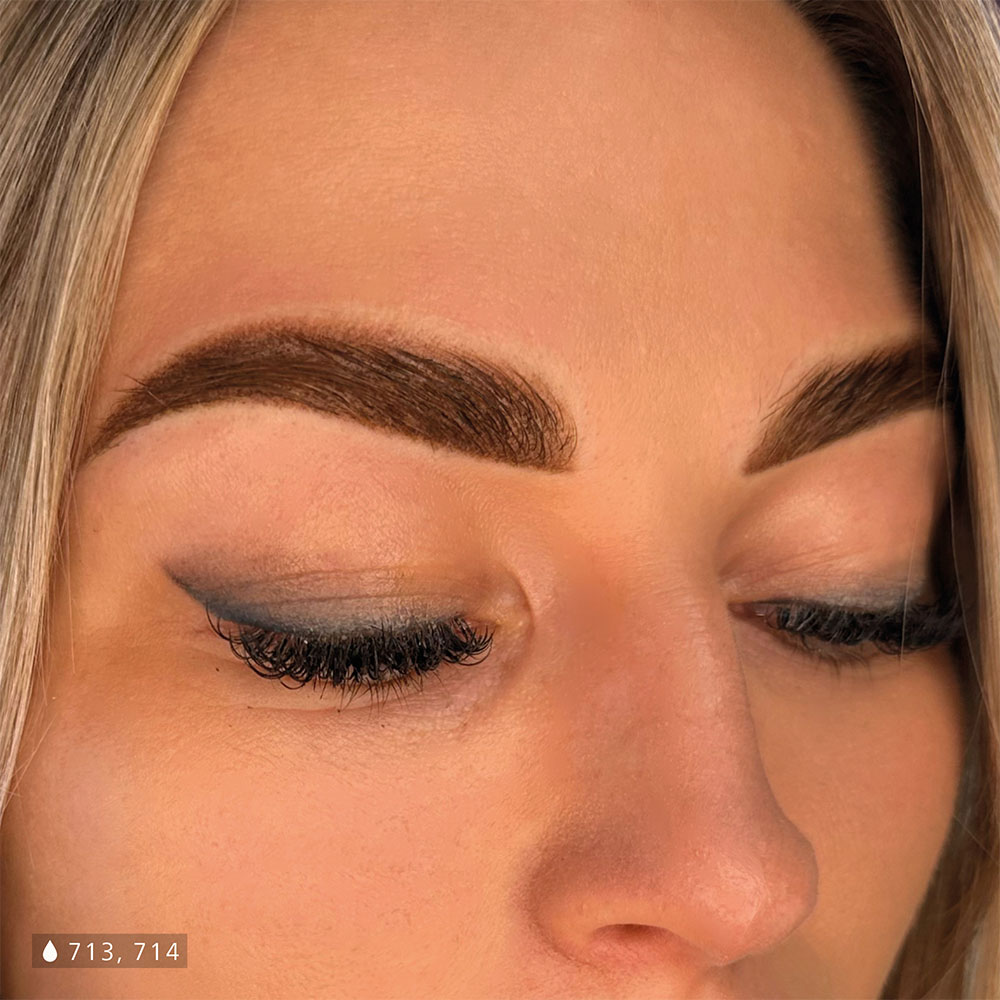 Brown Microblading pigment shades