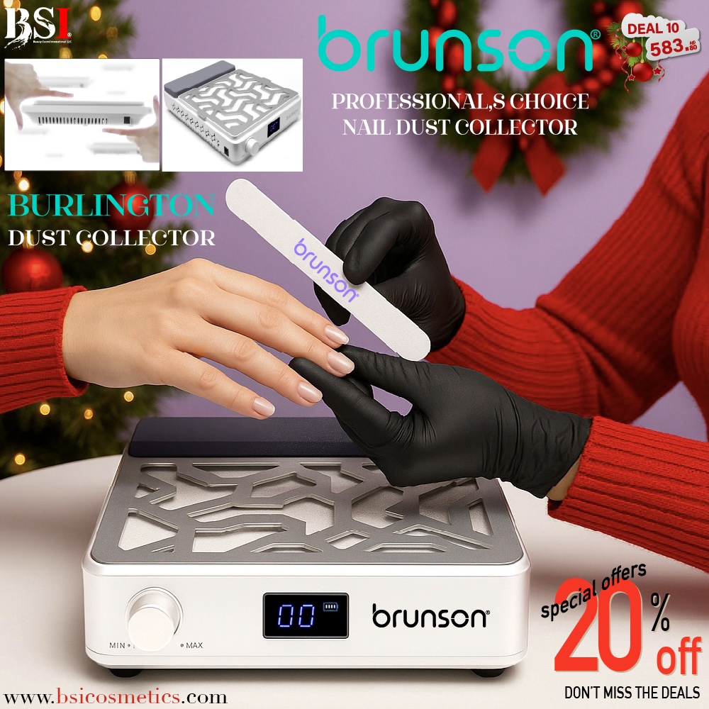 Deal 10: 20% OFF Brunson Nail Dust Collector Burlington + 1-Year Warranty