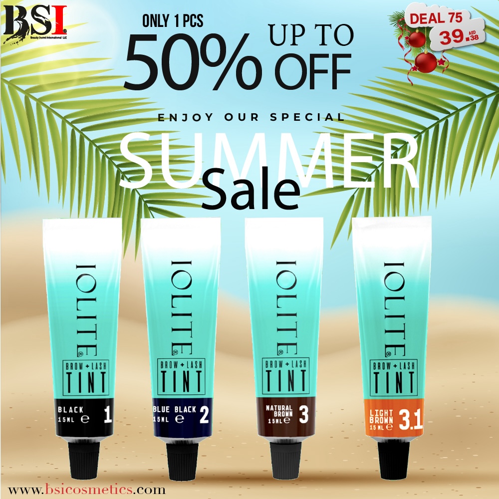 Deal 75: 50% OFF Iolite Brow Tint Color – Professional & Long-Lasting Results