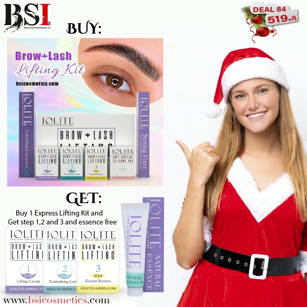 Deal 84: Buy Iolite Lash & Brow Lift Kit & Get FREE Extra Step 1, 2, 3 + Essence