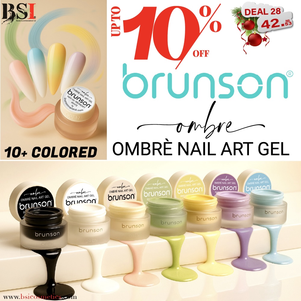 Deal 28: 10% OFF Brunson Ombre Nail Art Gel – Smooth Gradient Effect