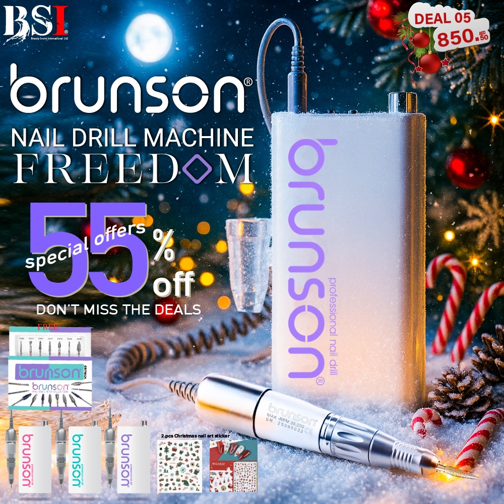 Deal 05: 50% Off Brunson Portable Nail Drill Machine – 1-Year Warranty