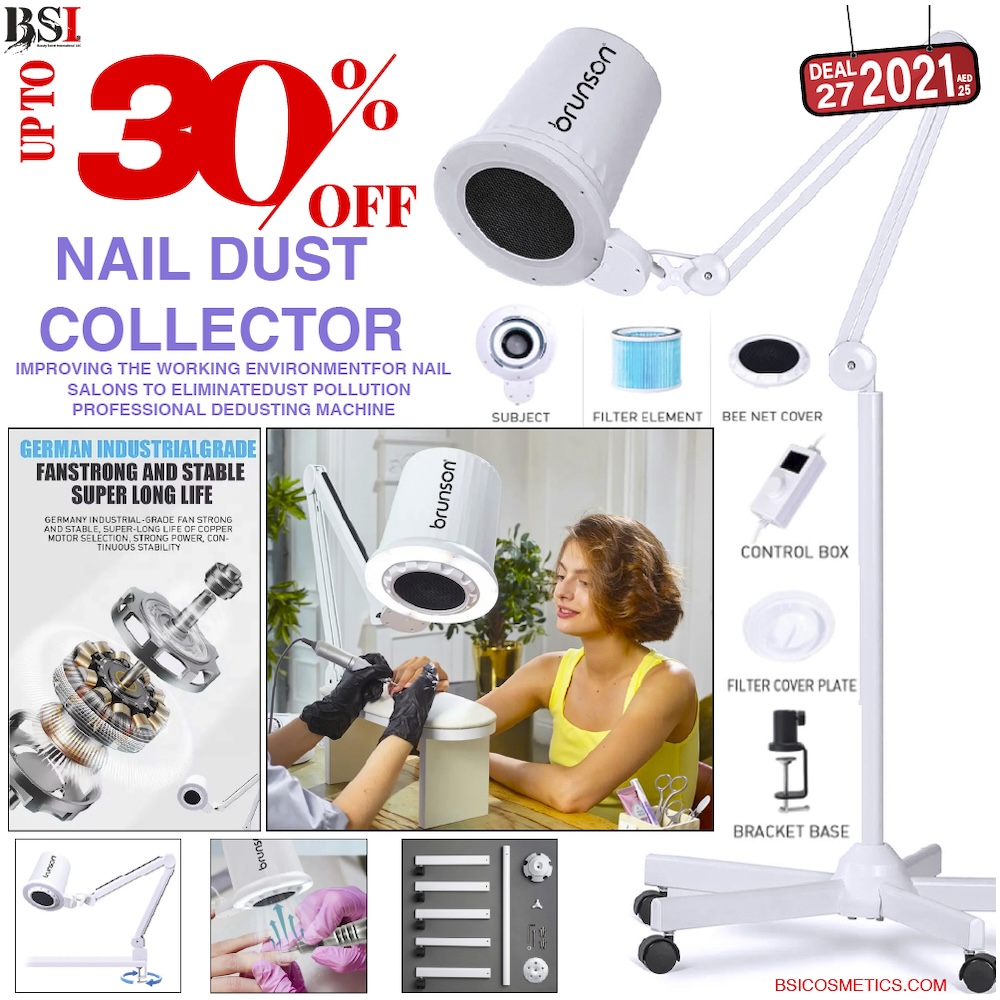 Deal 27: 30% OFF Brunson Nail Dust Collector with Stand – Salon Essential