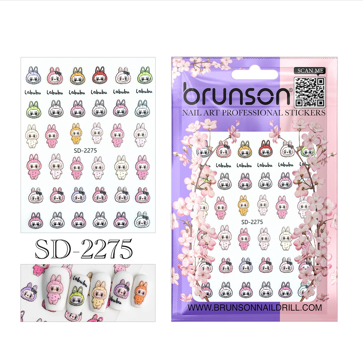 5D nail stickers