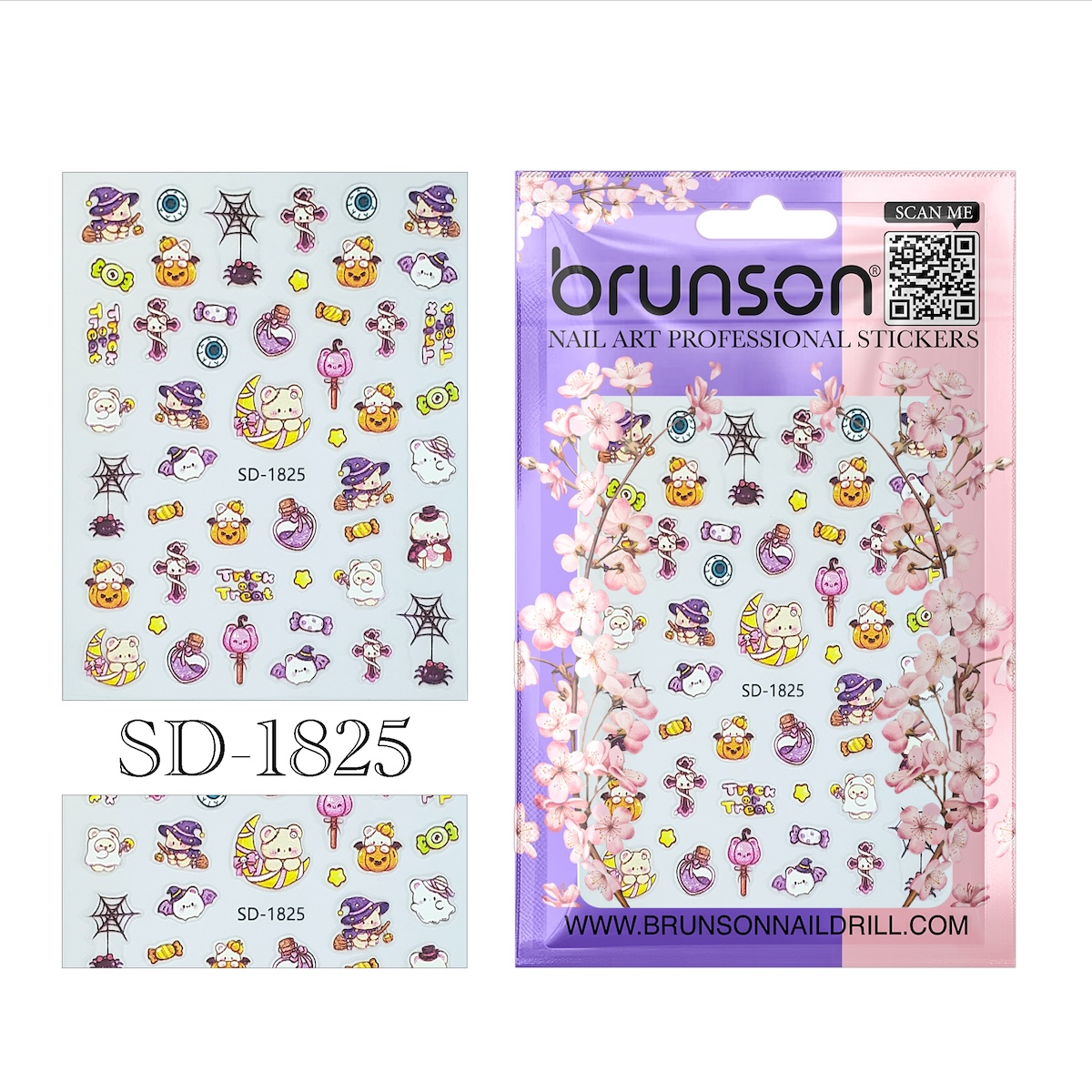 Nail art for Halloween party