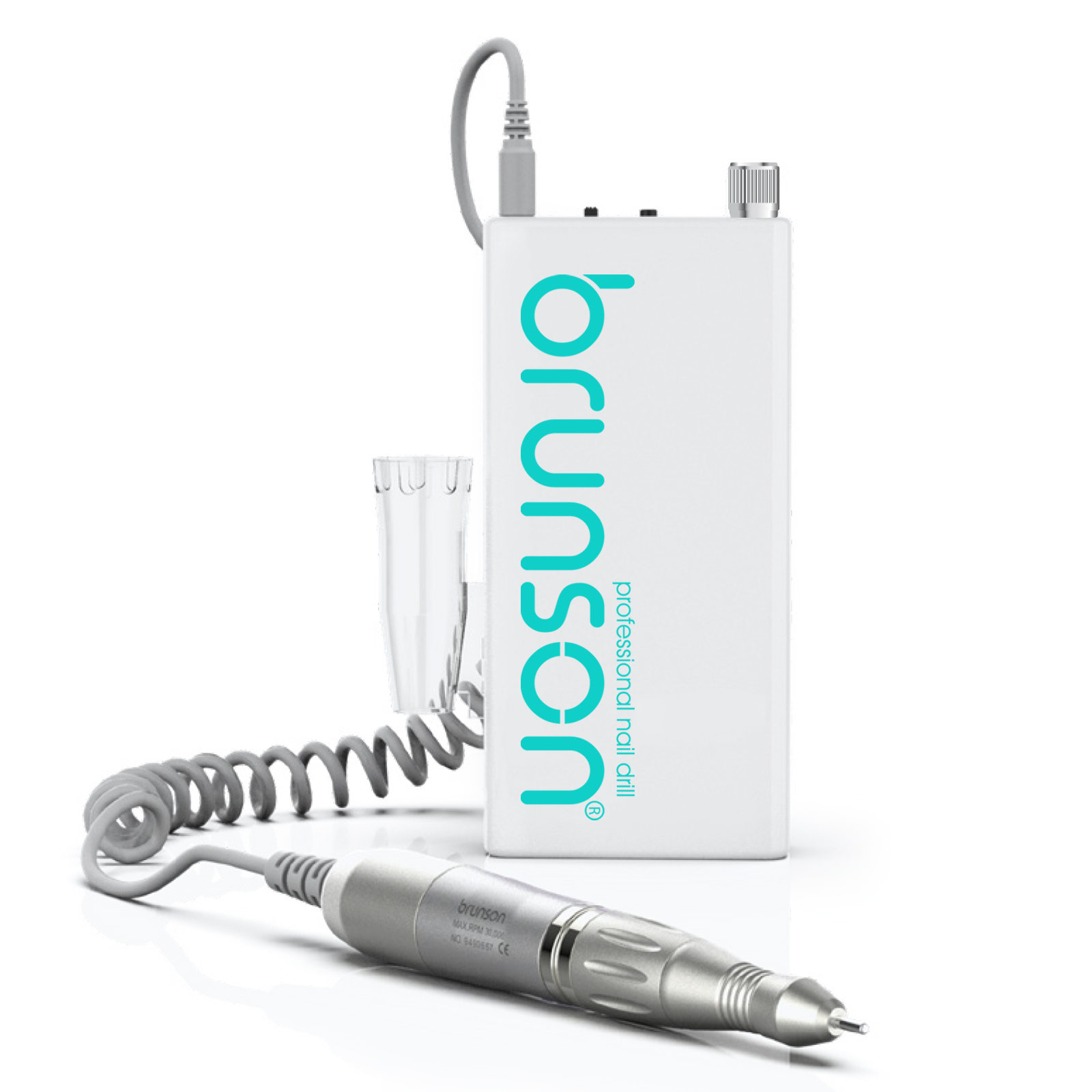 Nail Drill Machine - Freedom Portable 40000 Rpm Nail Drill by Brunson– Professional Electric Nail Drill for Acrylic & Gel Nails, Cordless Rechargeable, Salon & Home Use, 1 Year Warranty BFMTF