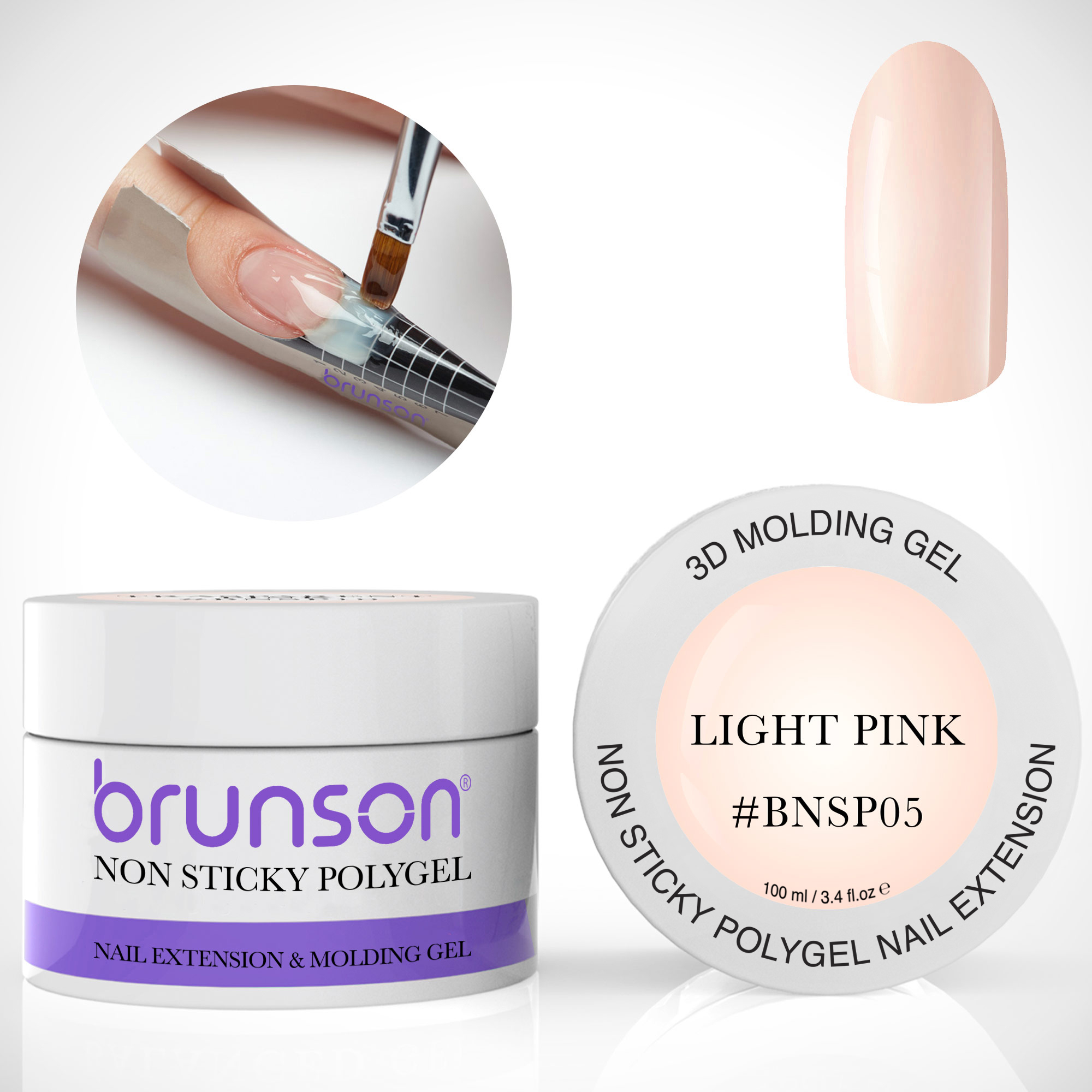 Brunson polygel nails UAE