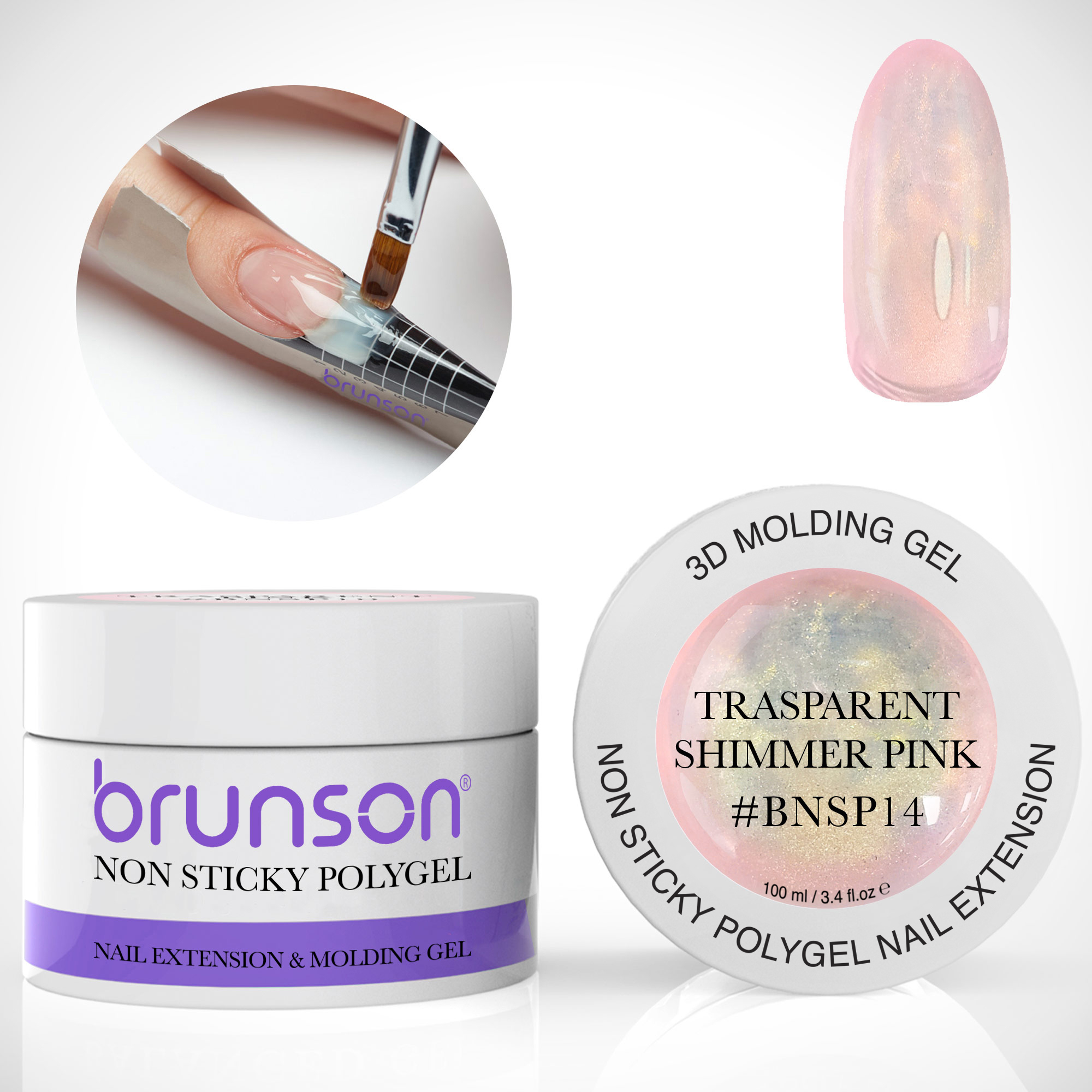 Polygel 3D molding gel