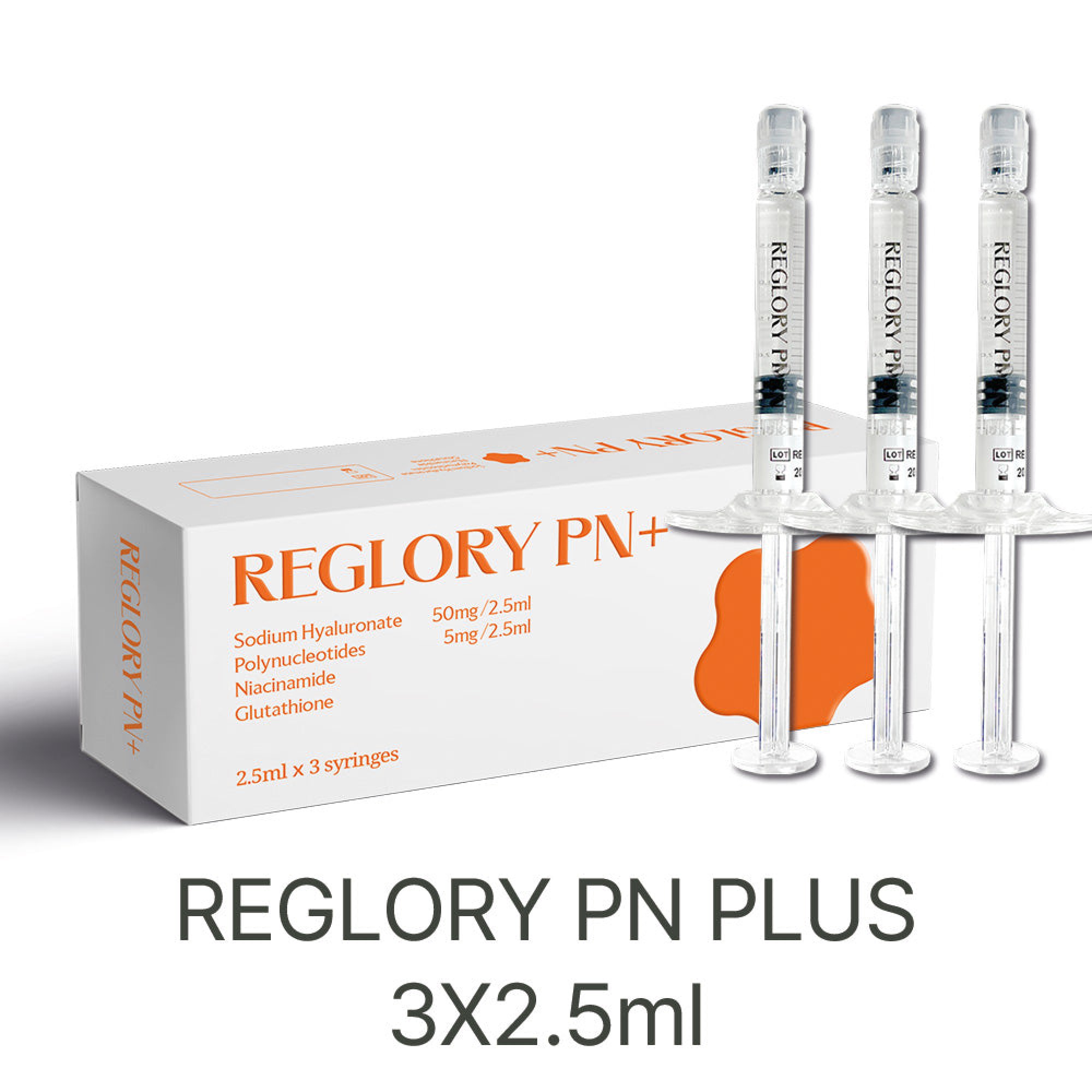 Medisco REGLORY PN Plus 2.5ml x 3pcs – Advanced Skin Booster for Total Rejuvenation | GCC Clinics & Professional Use SRPN+