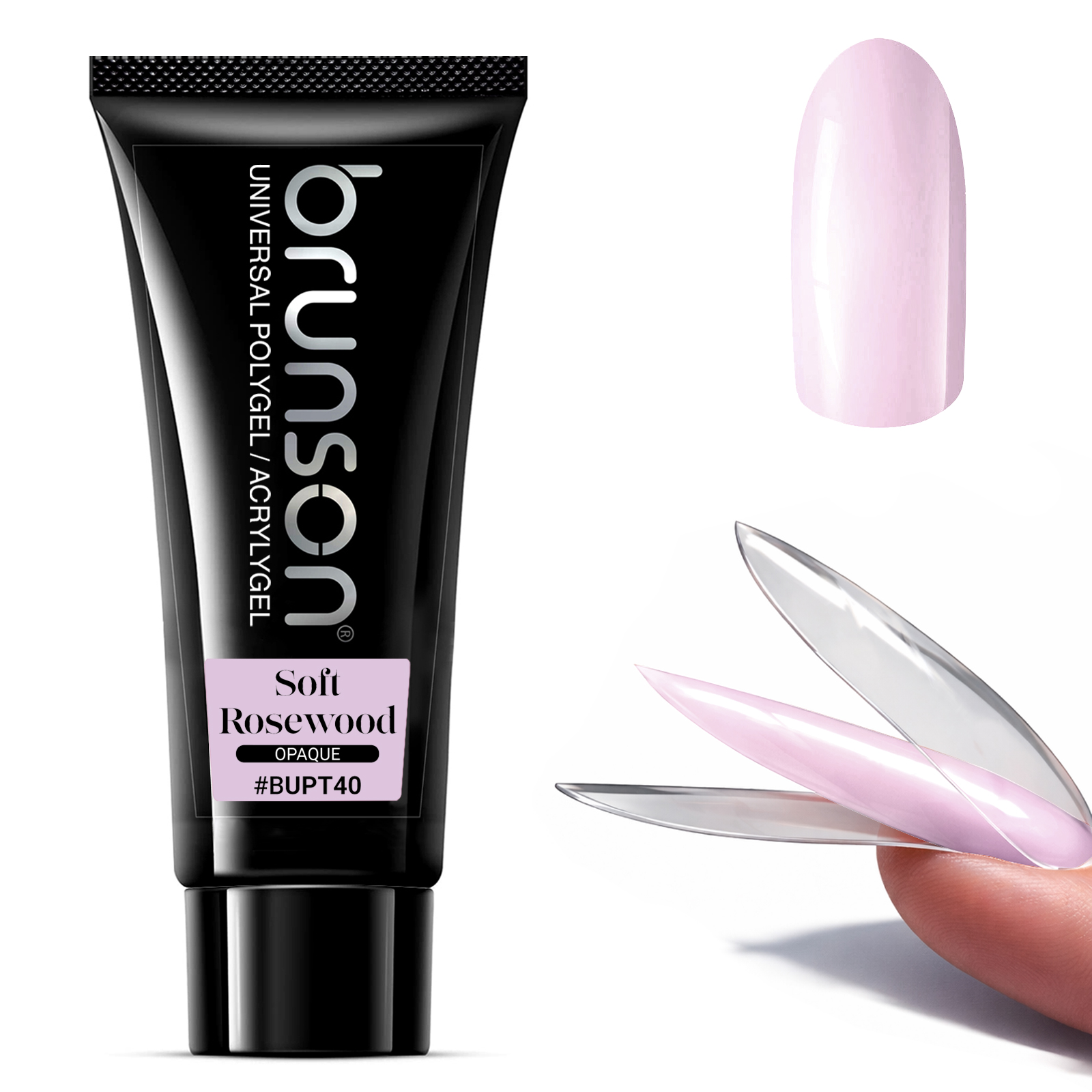 Polygel for sandwich nail extensions