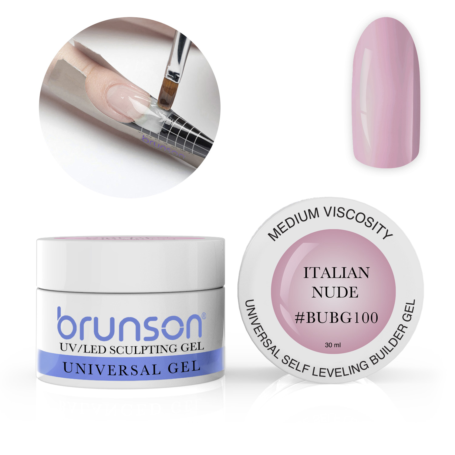 Brunson builder gel nails extension