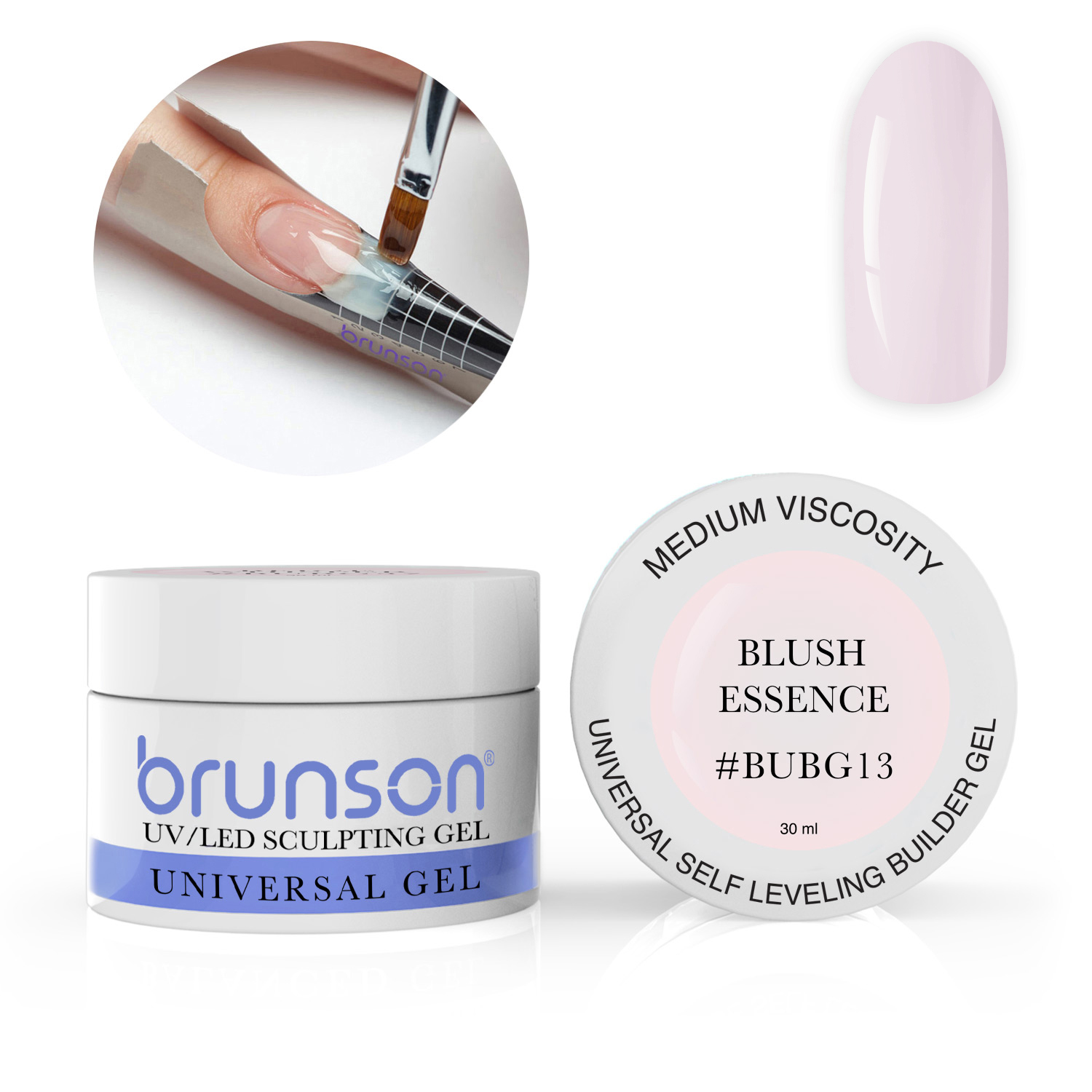 Self leveling sculpting gel