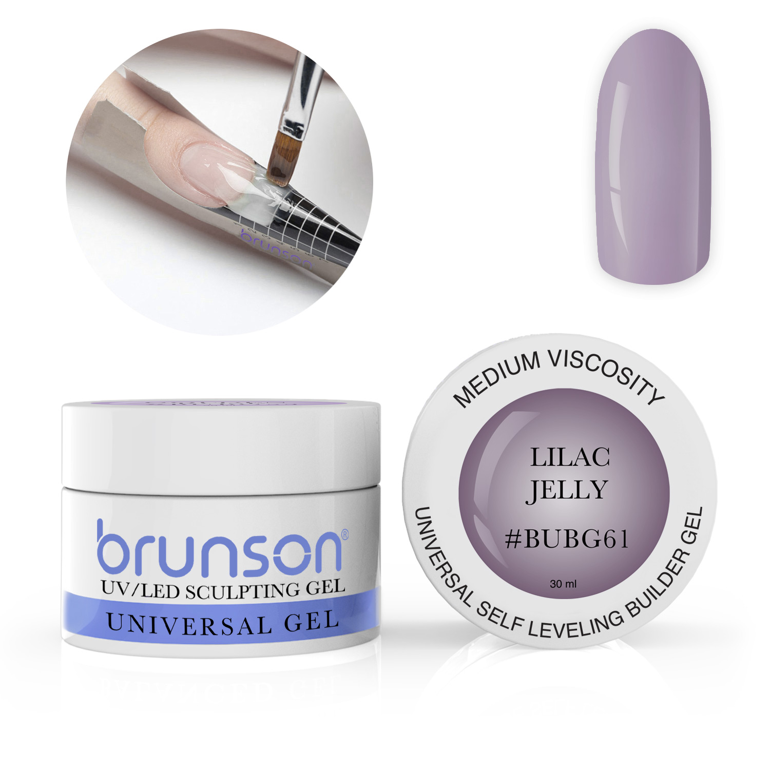 Professional nail builder gel