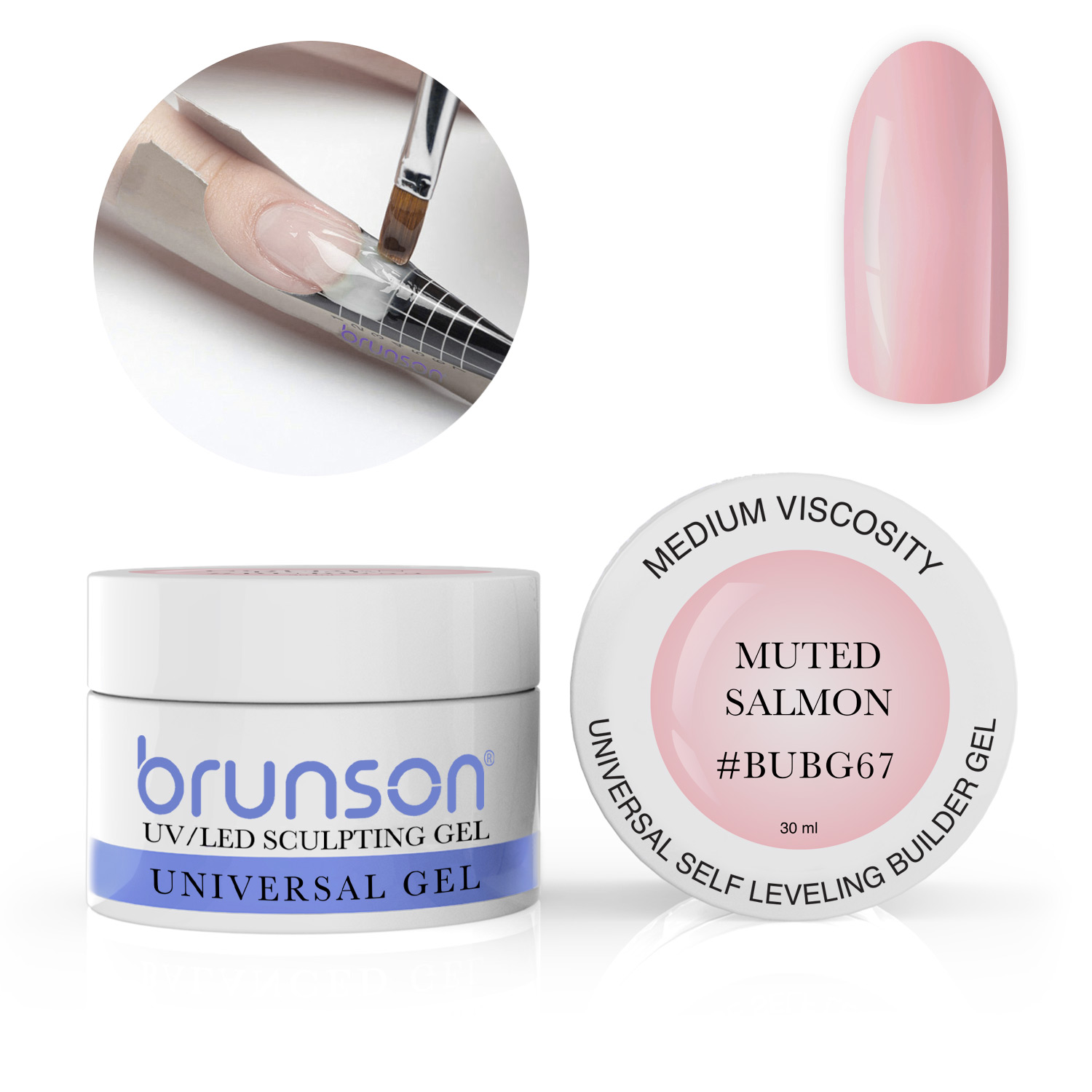 Nail extension builder gel