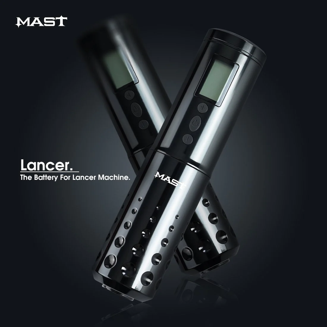 Mast Lancer Wireless Rotary Tattoo Pen – LED Display, 1900mAh Battery - WQP-015-5