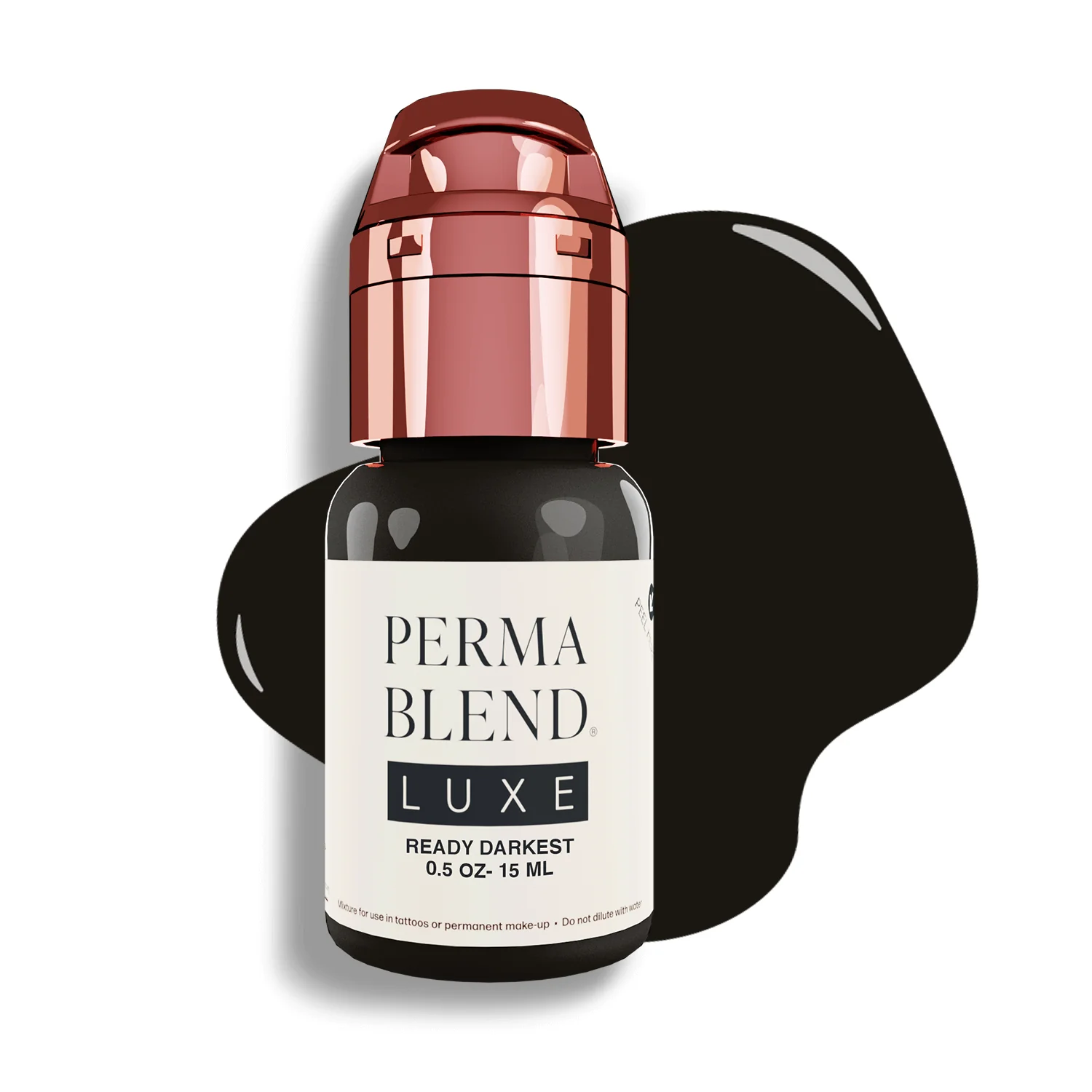 Eyebrow Pigment – Perma Blend LUXE Ready Darkest 15ml | Professional PMU Brow Pigment for Microblading, Powder Brows, Nano Brows & Ombré Brows