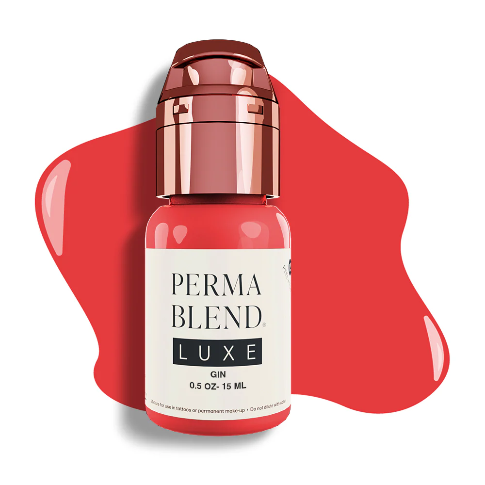Lip Pigment – Perma Blend LUXE Gin 15ml | Carla Ricciardone Enhance Set Lip Blush Pigment for PMU Lip Tattoo, Permanent Makeup, SPMU Lip Ink, Cosmetic Tattoo & Lip Micropigmentation