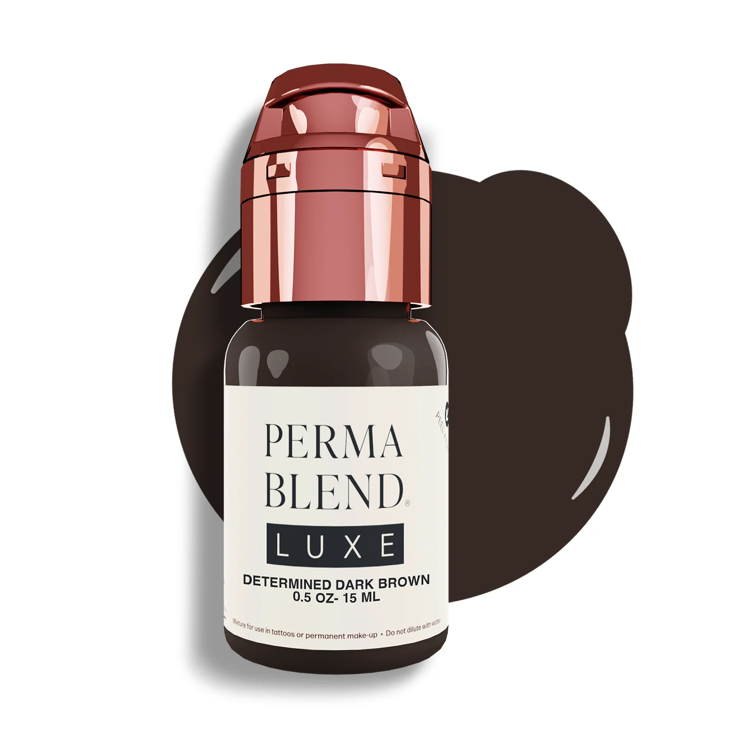 Areola Pigment – Perma Blend LUXE Determined Dark Brown 15ml | Vicky Martin Unstoppable Areola Collection | SPMU Areola Tattoo Ink for Medical Tattooing, Nipple Restoration & 3D Areola Pigmentation
