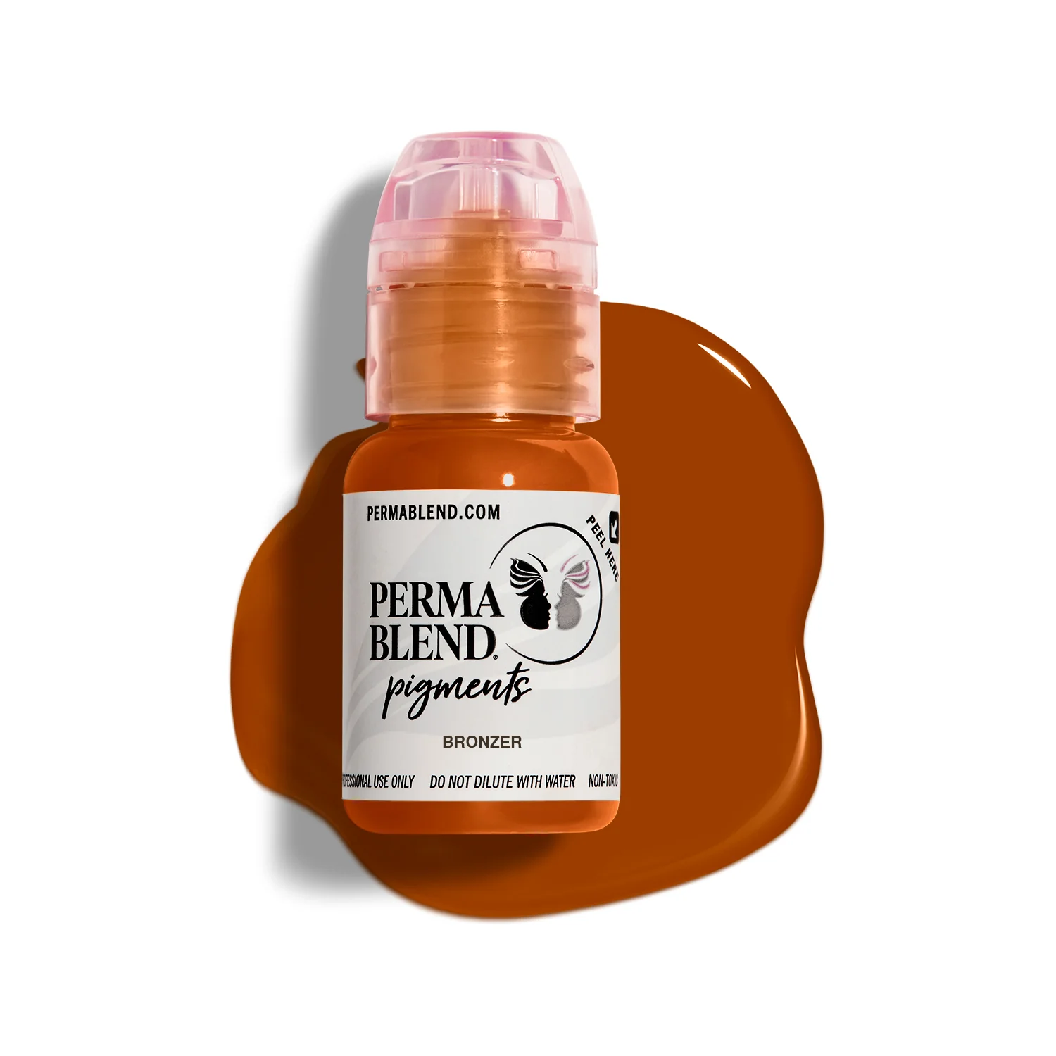 Eyebrow Pigment – Perma Blend Bronzer 15ml | Warm PMU Brow Ink for Microblading, Ombré Brows & Powder Brows | Professional Color Correction Pigment