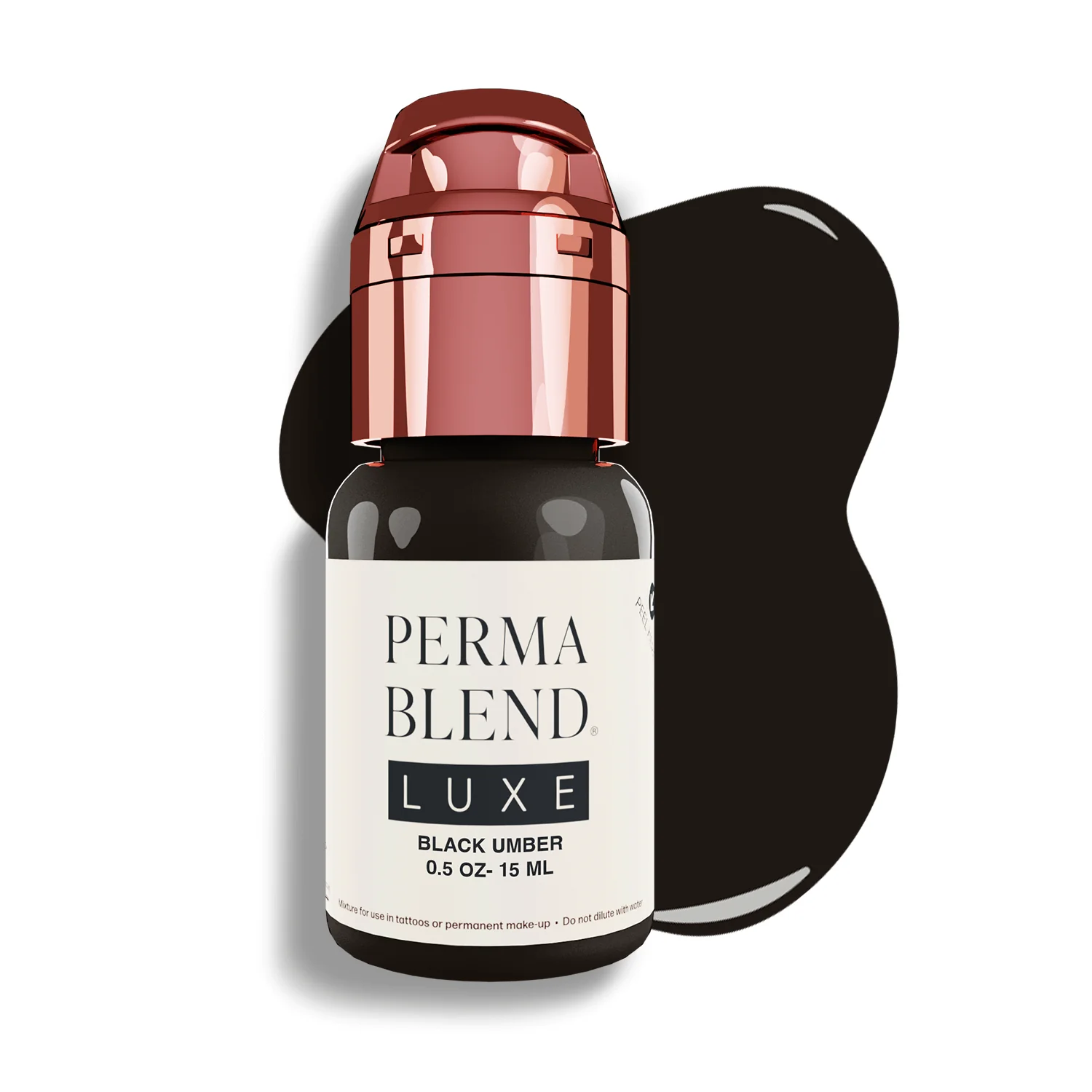 Eyebrow Pigment – Perma Blend Black Umber 15ml | Premium PMU Brow Pigment for Nano Brows, Microblading, Ombre Brows & Permanent Makeup